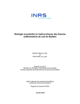 Géologie et potentiel en hydrocarbures des bassins sédimentaires du sud du Québec vignette
